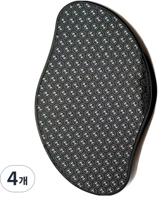 크블랑스 고급 발각질 제거기 블랙 65 x 108 mm, 200g, 4개, 1개입