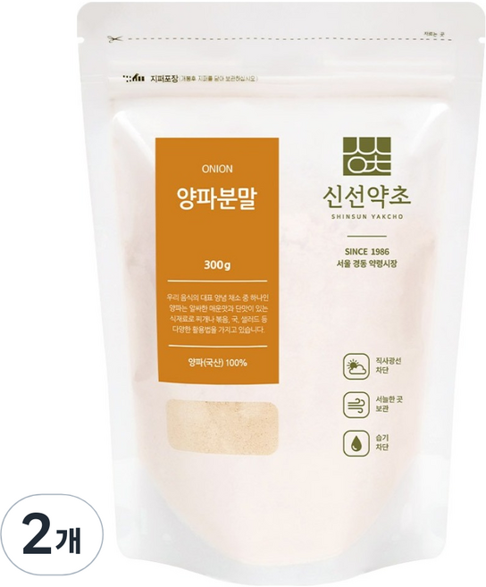 신선약초 양파분말, 300g, 2개