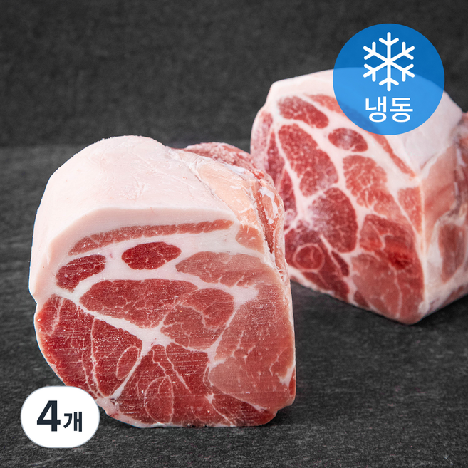 캐나다산 왕건 돈목심 보쌈용 (냉동), 3kg, 4개