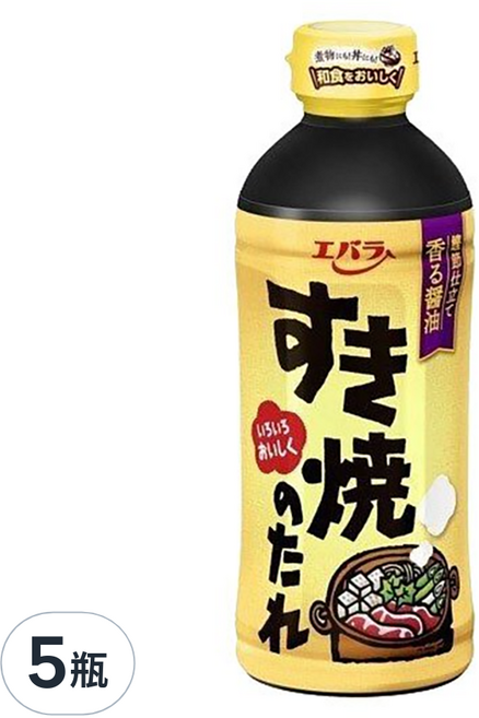Ebara 荏原 壽喜燒醬 關東風味, 500ml, 5瓶