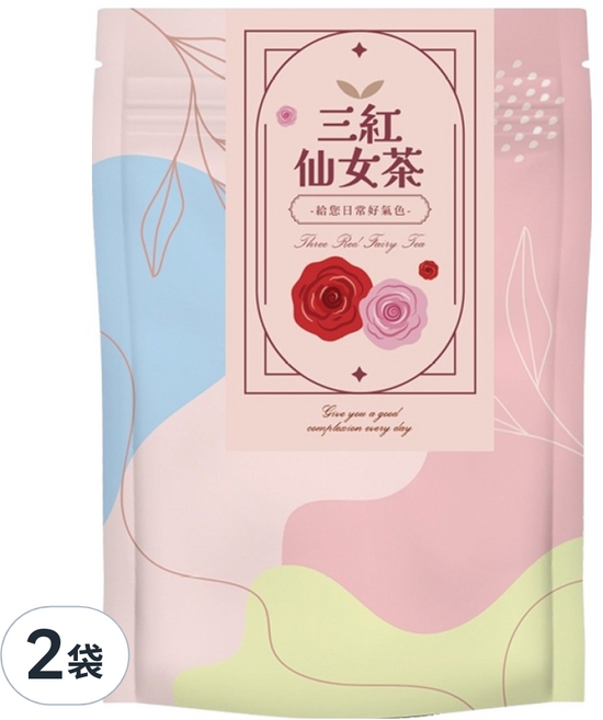 Cammie 佳美 三紅仙女茶 無咖啡因, 10包, 3g, 2袋