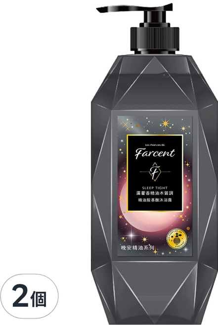 farcent 花仙子 香水精油胺基酸沐浴露 虛實之間, 2個, 780g