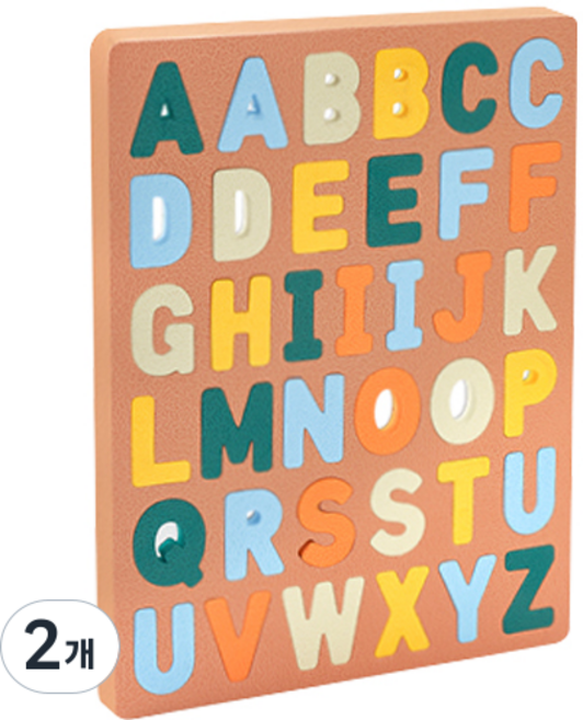 마이리틀타이거 알파벳 EVA자석 판퍼즐 랜덤발송, 2개, 37피스
