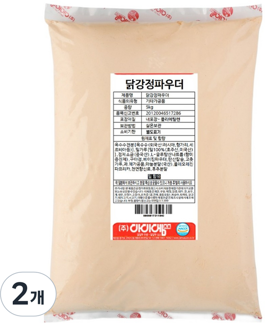 아이엠소스 닭강정파우더, 5kg, 2개