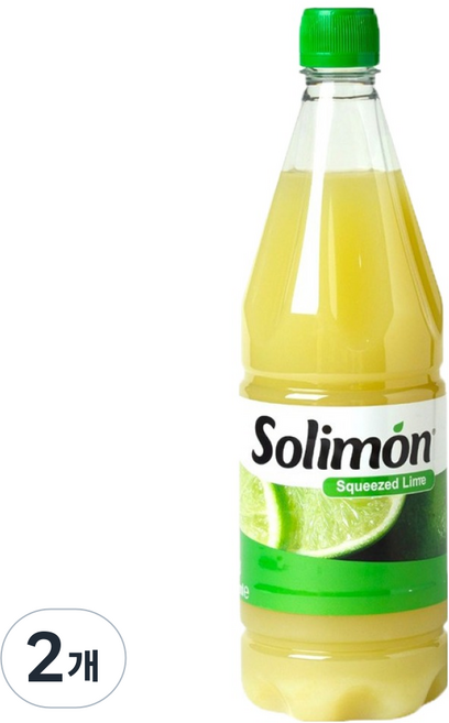 솔리몬 스퀴즈드 라임즙, 1L, 2개