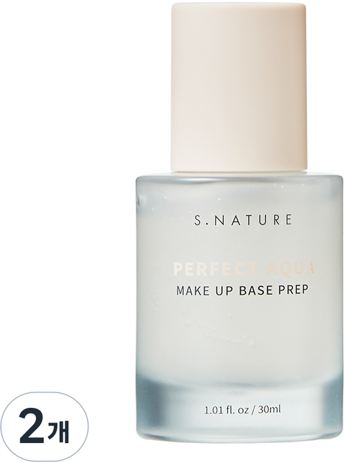 S.NATURE 完美水潤妝前打底 30ml, 透明, 2個