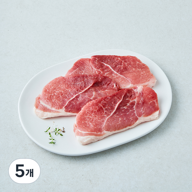 하이포크 무항생제 인증 한돈 앞다리 구이용 (냉장), 5개, 300g