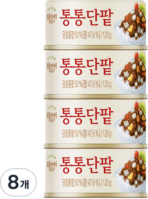 복음자리 통통단팥, 120g, 8개