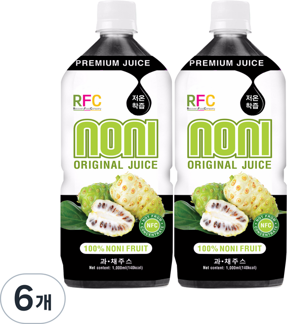 RFC 노니주스 100%, 1L, 6개