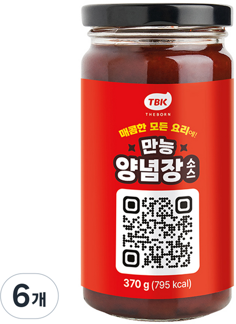 TBK 만능양념장소스, 370g, 6개