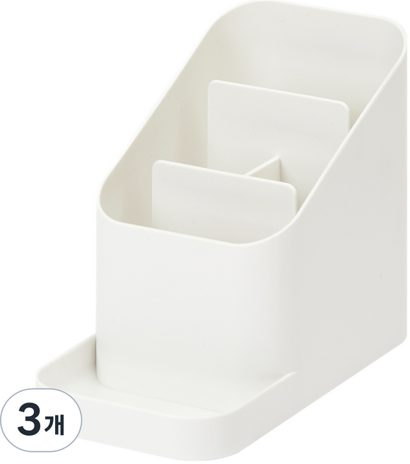 리템 데스크탑 홀더 미니, 화이트, 3개