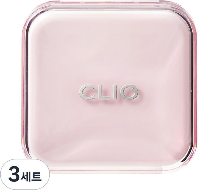 CLIO 珂莉奧 Kill Cover 網紗光澤氣墊粉底精華組合, 23N Ginger, 3套