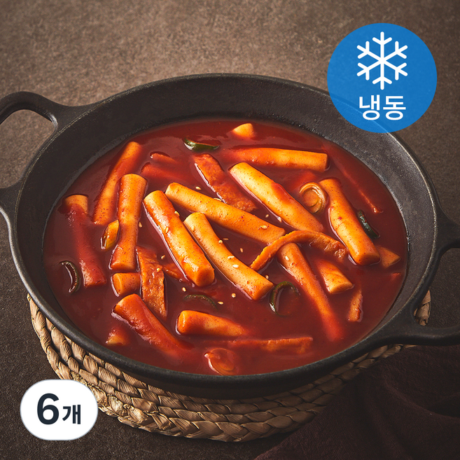 쿡솜씨 국물떡볶이(냉동), 320g, 6개
