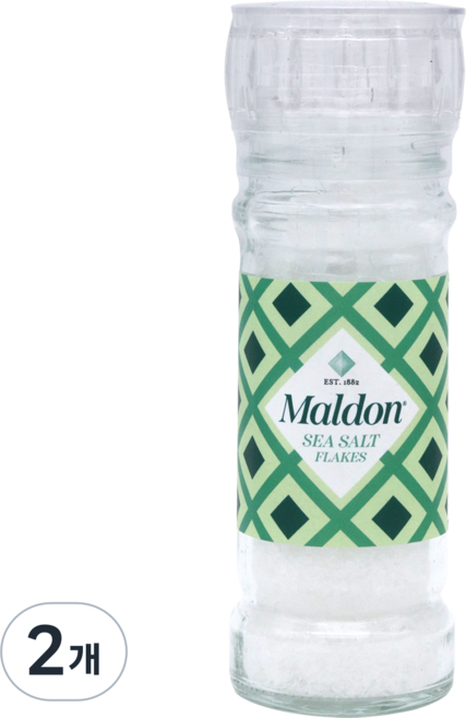 말돈 소금 그라인더, 55g, 2개