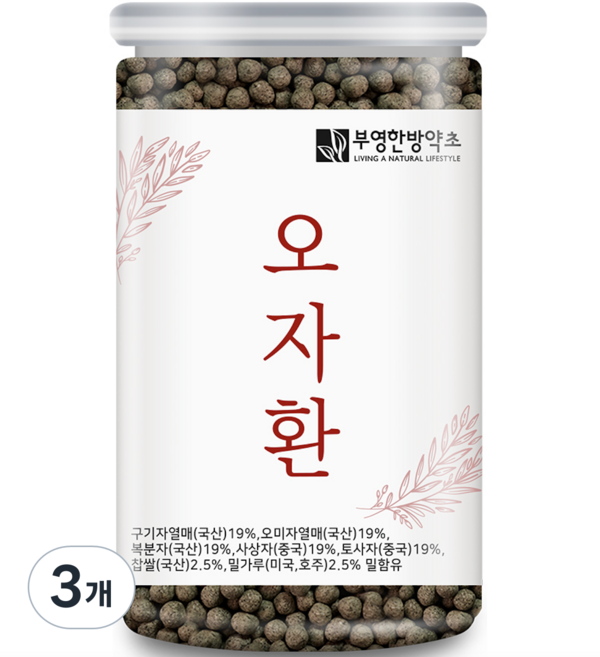 부영한방약초 오자환, 300g, 3개