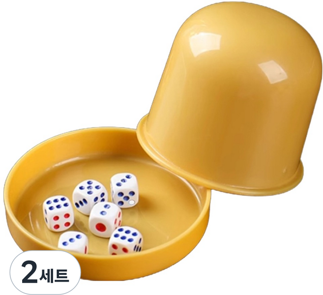 管家聚會骰子遊戲組, 2套, 米色