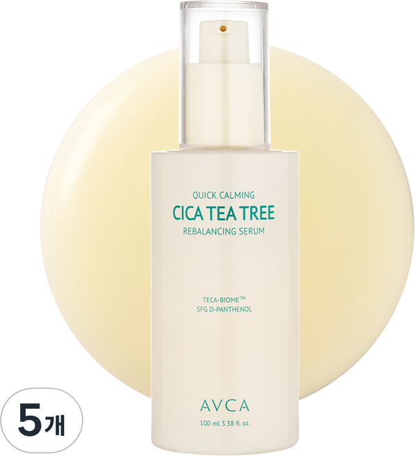 아브카 퀵 카밍 시카 티트리 리밸런싱 흔적 세럼, 5개, 100ml