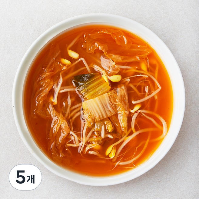 정미경키친 콩나물 김칫국, 650g, 5개