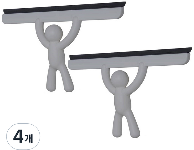 모나코올리브 인싸 욕실 물기제거기, 그레이, 4개