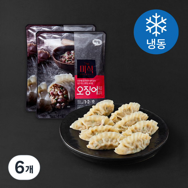 더미식 오징어 육즙교자 1~2인분 (냉동), 350g, 6개