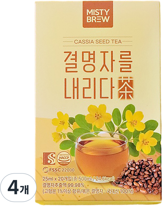 미스티브루 결명자를 내리다, 4개, 20개입, 25ml