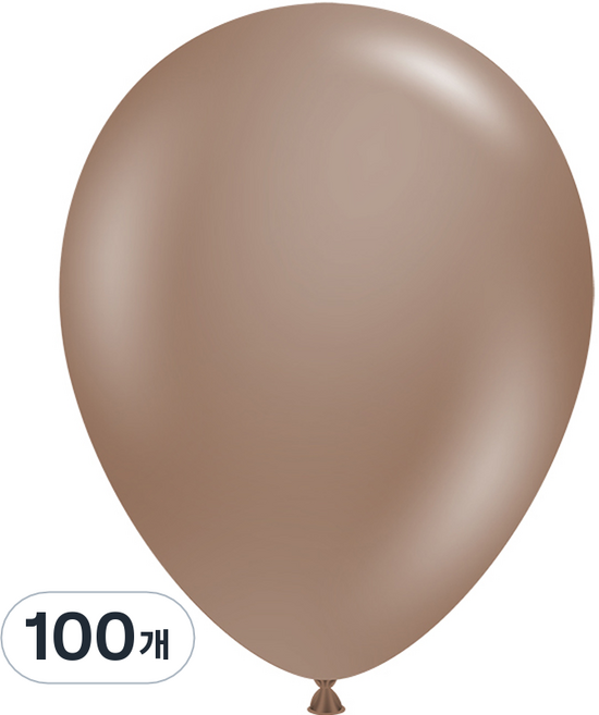 터프텍스 풍선 13cm, 코코아, 100개