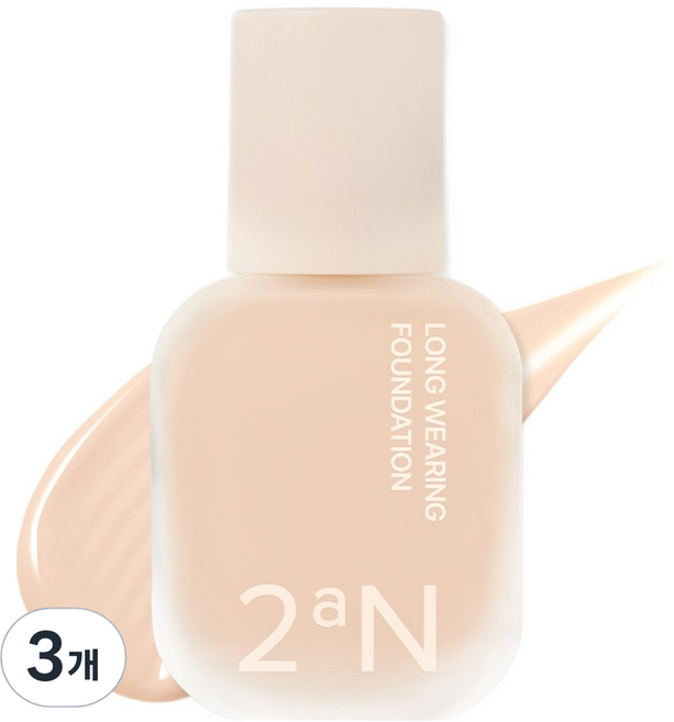 2aN 持久持妝粉底液 30ml, 3個, 21號 象牙白