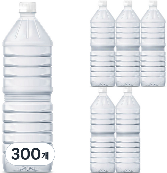 지리산물하나 ECO 생수, 300개, 2L