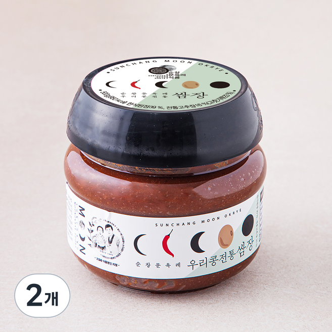 순창문옥례식품 우리콩 전통 쌈장, 500g, 2개