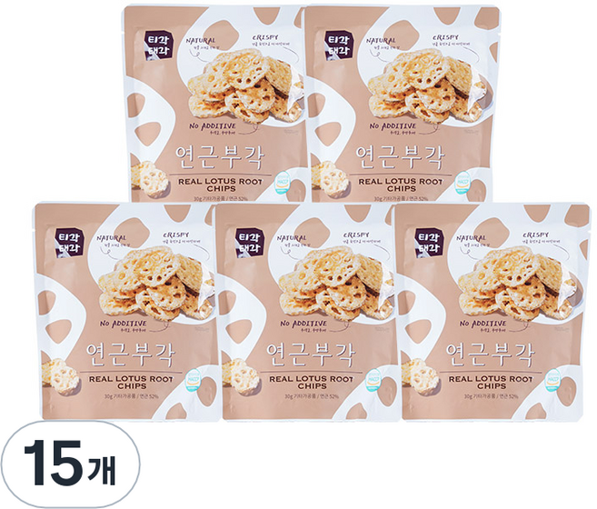 티각태각 연근부각, 30g, 15개