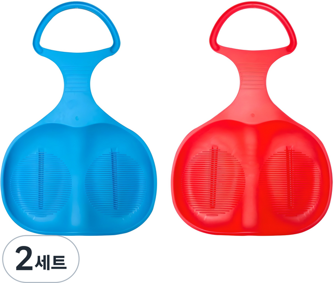 TUCAN 單人雪橇 紅色 + 藍色組合, 2套