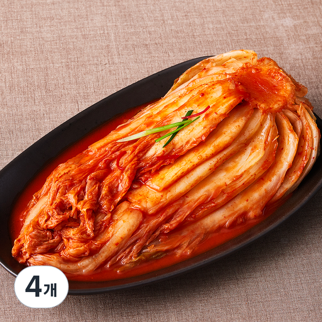 금자네 국내산 배추로 만든 묵은지, 1kg, 4개