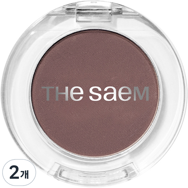 더샘 샘물 싱글 섀도우 매트, PP01 사방트임 모브, 2개