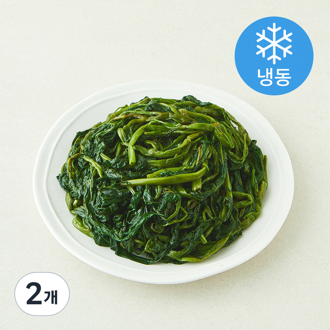 나물투데이 국내산 데친 공심채 (냉동), 2개, 800g