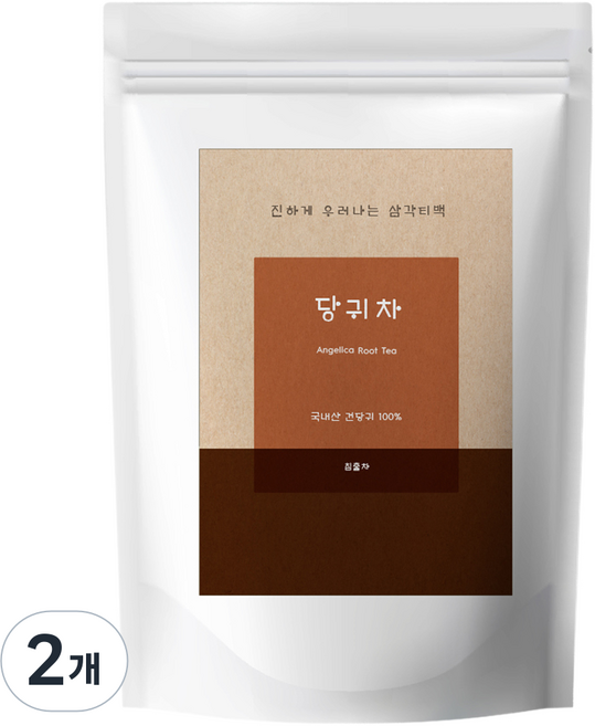 유리아 국내산 당귀차 삼각티백, 2개, 30개입, 1.2g