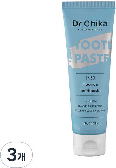 닥터치카 고불소 1450 치약, 100g, 3개