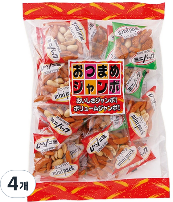 Izumiya 오츠마메점보 스낵믹스, 220g, 4개