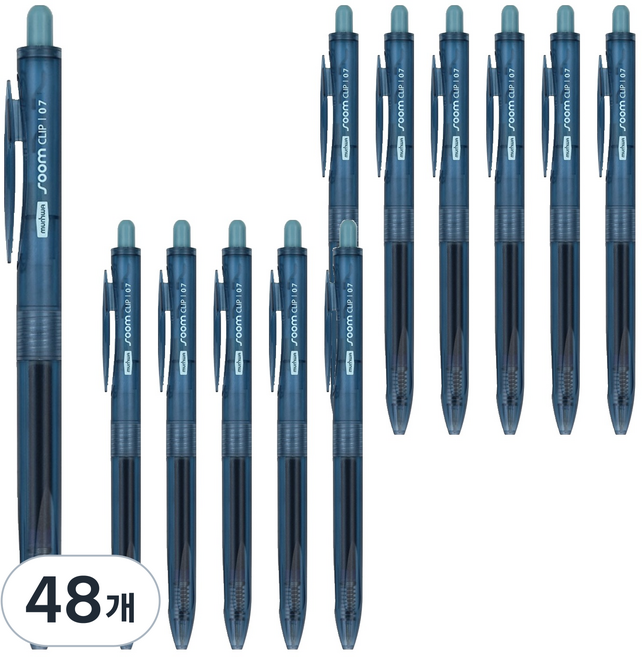 munhwA Soomclip 安全按壓原子筆 0.7mm