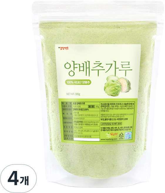 Kapdang 高麗菜粉, 300g, 4個