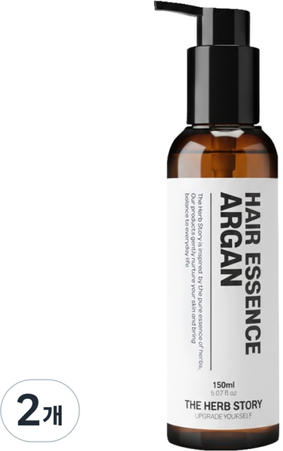 더허브스토리 아르간 헤어에센스, 2개, 150ml