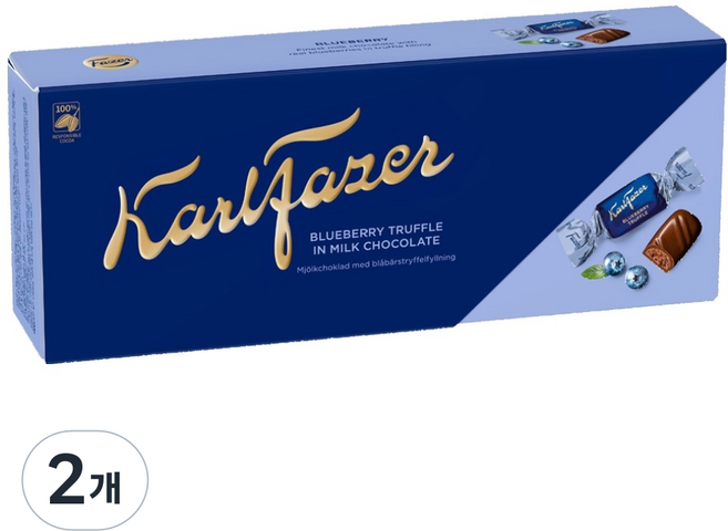 칼파제르 블루베리 초콜릿, 2개, 250g