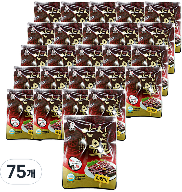 홍대감 안심육포, 15g, 75개