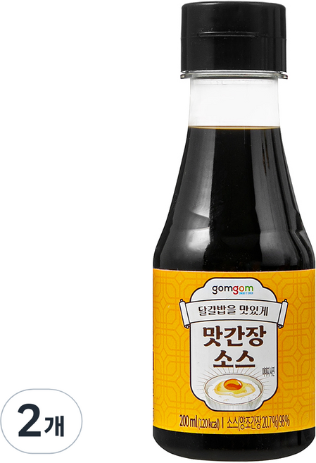곰곰 달걀밥을 맛있게 맛간장소스, 2개, 200ml
