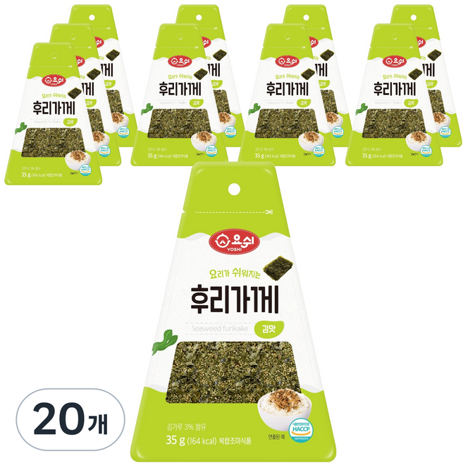 요쉬 후리가께 김맛, 35g, 20개