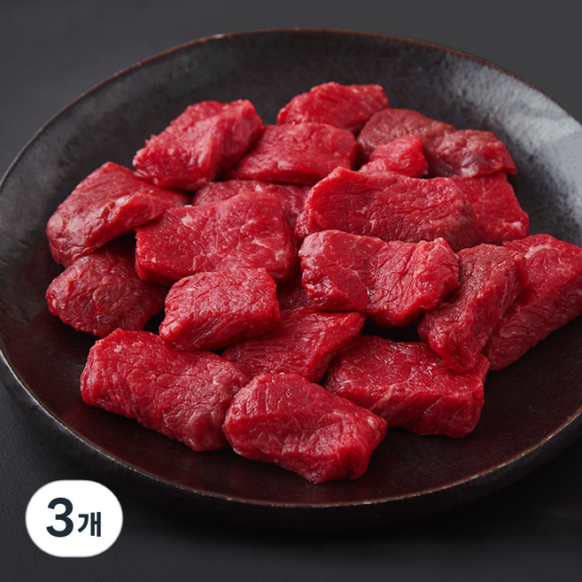 곰곰 국내산 소고기 양지 세절 국거리용 (냉장), 300g, 3개