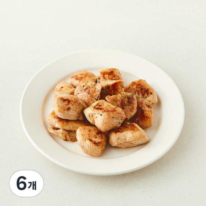 올품 큐브 닭가슴살 스테이크 케이준맛, 300g, 6개, 1개입
