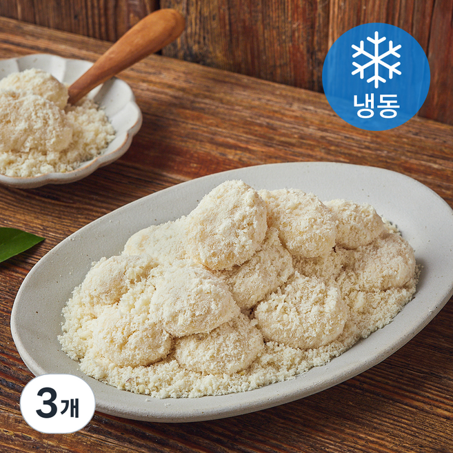 미담라이스 떠먹는 동부 인절미 (냉동), 350g, 1개입, 3개