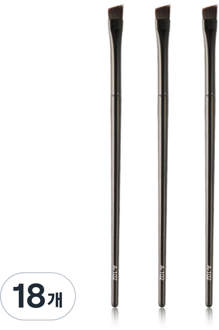 데일리프렌즈 조니아 아이라이너 브러쉬, 블랙, 18개