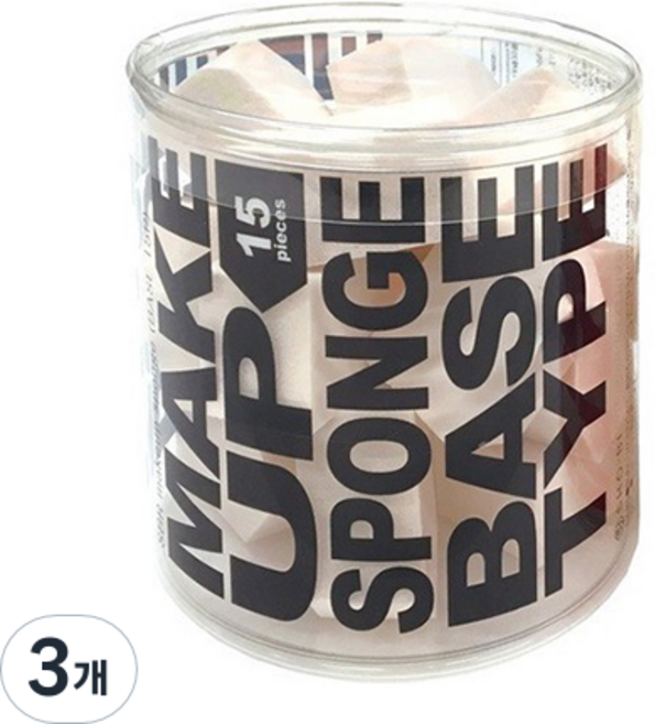 쇼비 베이스 타입 스펀지 15p, 3개