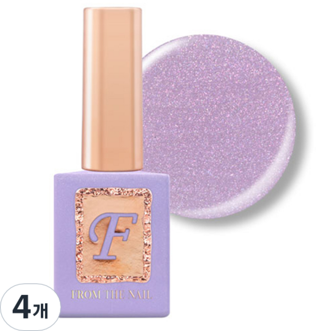 프롬더네일 글리터 젤네일, 10g, FG81, 4개